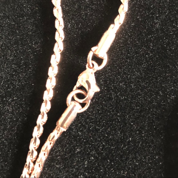 Rose gold chain and snap charm holder. NWOT - Picture 7 of 9